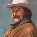 Doug The Stagecoach Driver 20x16 acrylic on canvas