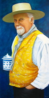 The Colonel 36x18 acrylic on canvas