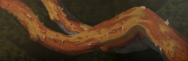 Reaching Out II - 24&quot;x72&quot; acrylic on canvas