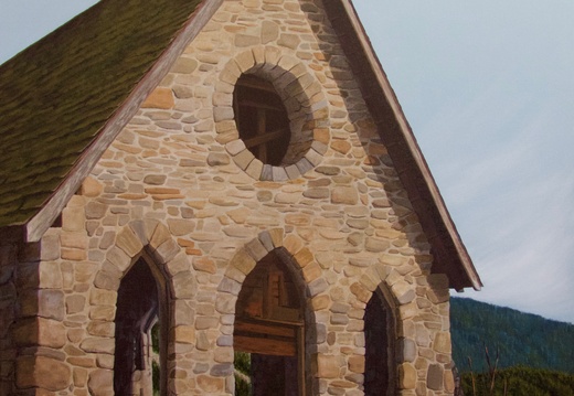 The Butter Church - 30&quot;x40&quot; acrylic on canvas
